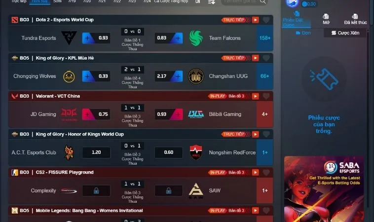 Hướng Dẫn Chơi Cá Cược Thể Thao Điện Tử Tại S666 Chi Tiết 2 Bảng kèo cá cược Thể Thao Điện Tử Tại S666