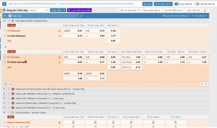 Khám Phá Thế Giới Cá Cược Bóng Đá S666 Chuyên Nghiệp 2 Bảng kèo cá cược bóng đá S666