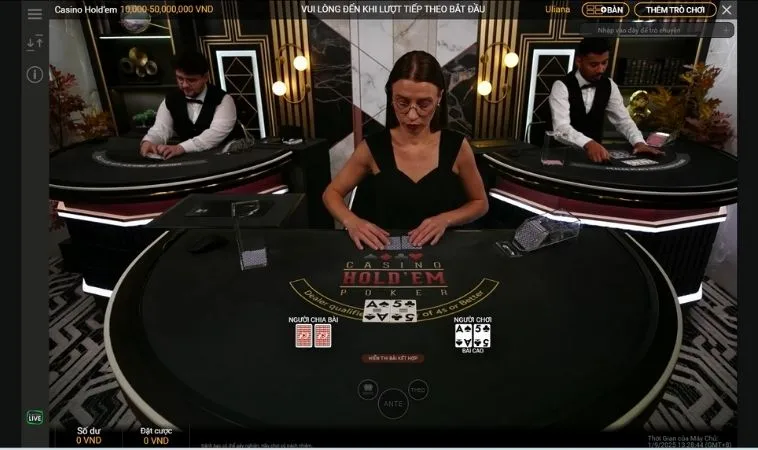 Trải Nghiệm Trò Chơi Xì Tố Tại S666 Đỉnh Cao Và Chuyên Nghiệp 2 Bàn chơi Xì Tố Tại S666